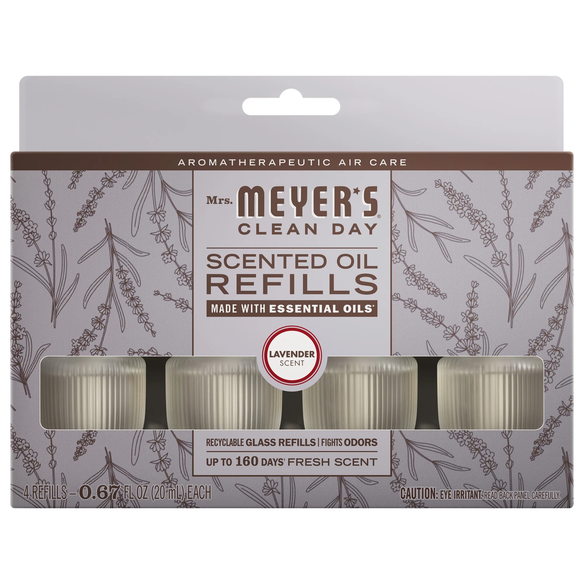 Lavender Plug In Scented Oil Refill. 4-Pack