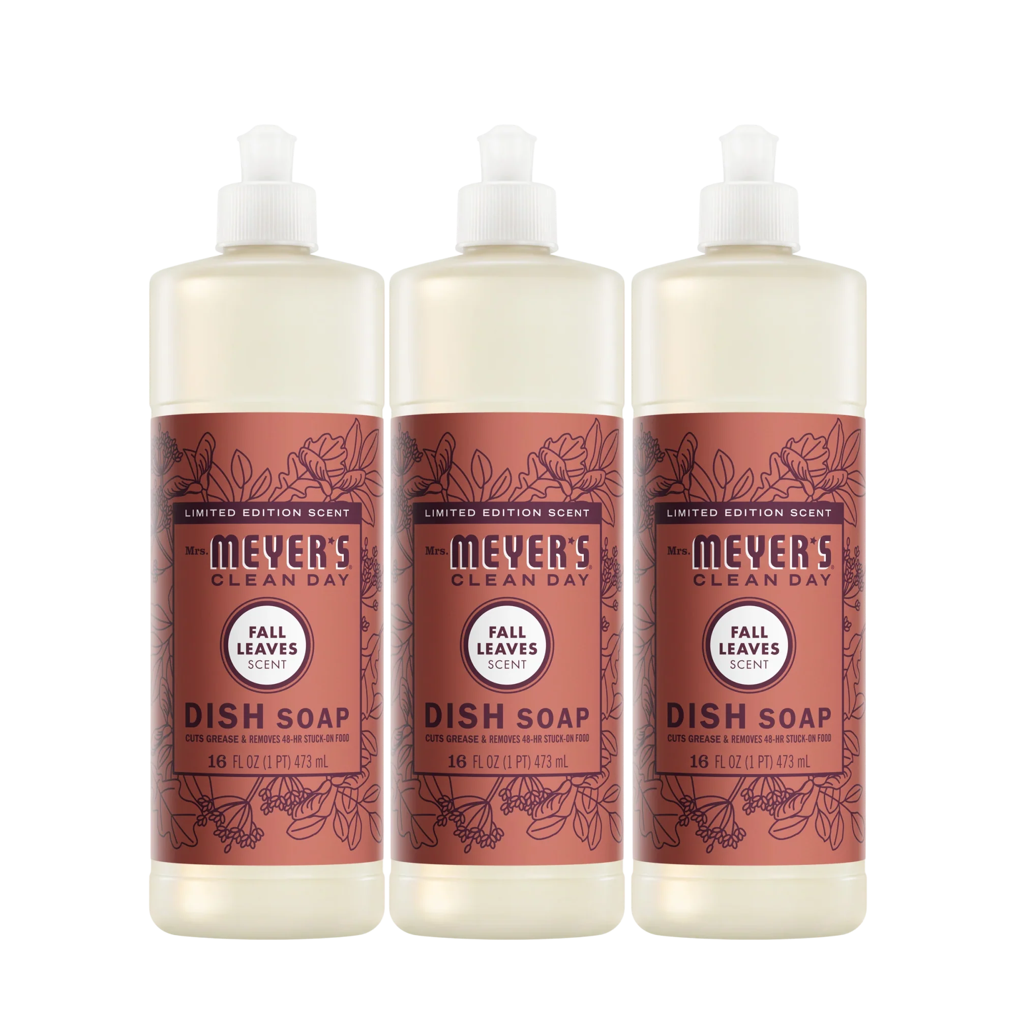 Fall Leaves Dish Soap 3-count Bundle