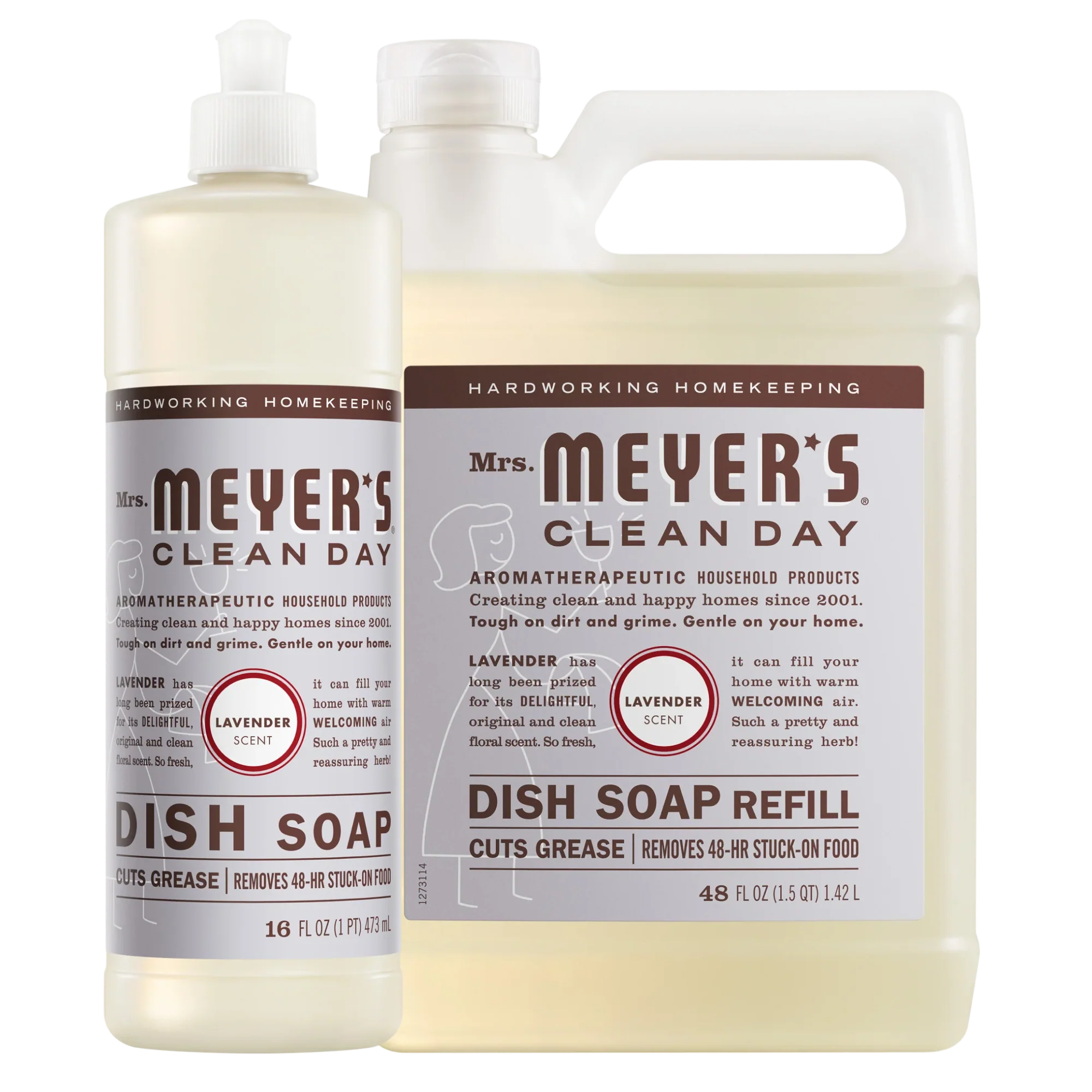 Lavender Dish Soap & Refill Set